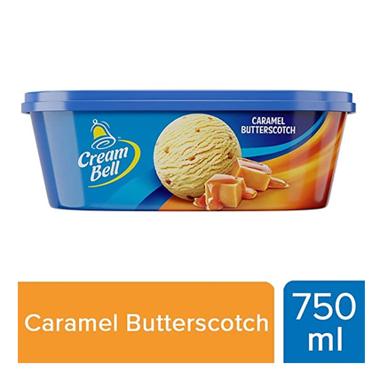 Cream Bell Ice Cream Tub Caramel Butterscotch